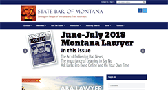 Desktop Screenshot of montanabar.org